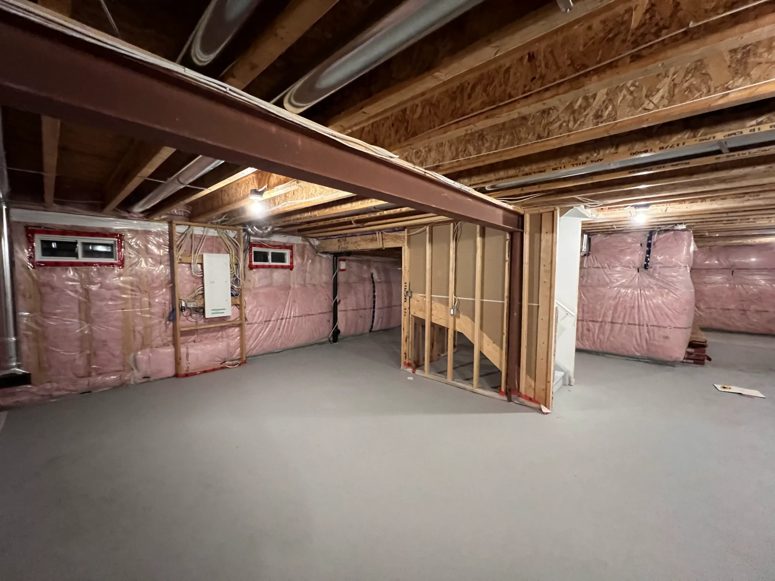 Photo - Before Renovation Meadow Vista Basement Apartment Project by Steeplechase Construction Ltd.